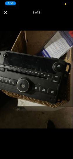 2011 Chevy Silverado stock radio