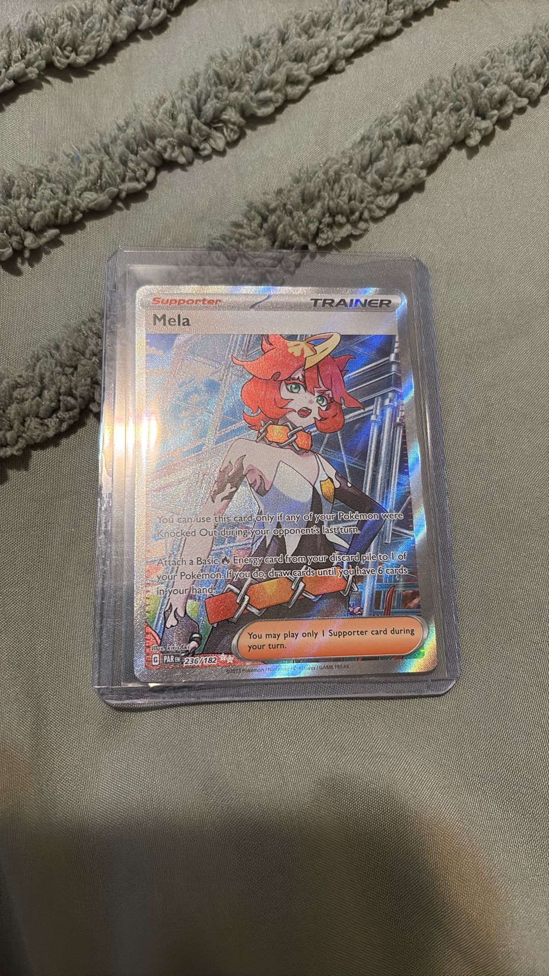 Pokémon Mela Full Art Rare.