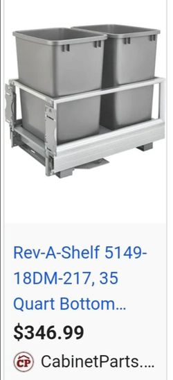 Rev-A-Shelf trash pull out