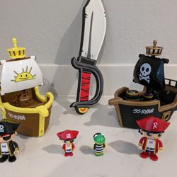 Ryan's World Medium Size Pirate Ships 