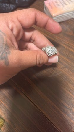 Gold Platted 925 Sterling Silver Heart Ring