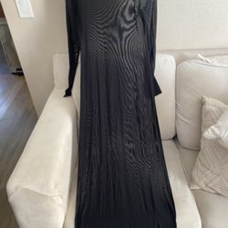 Sheer Dress Black 