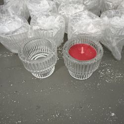 Elegant Glass TeaLight Holder
