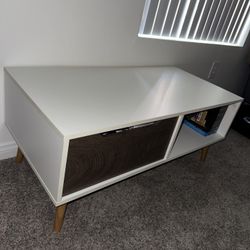 Mid-century White Coffee Table
