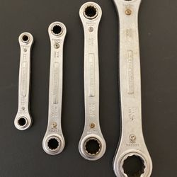 Vintage Craftsman Ratcheting Wrench Set