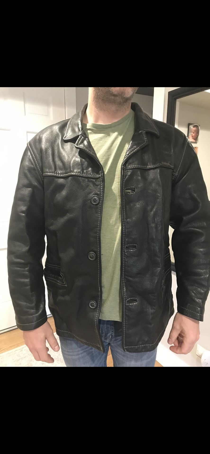 Leather jacket