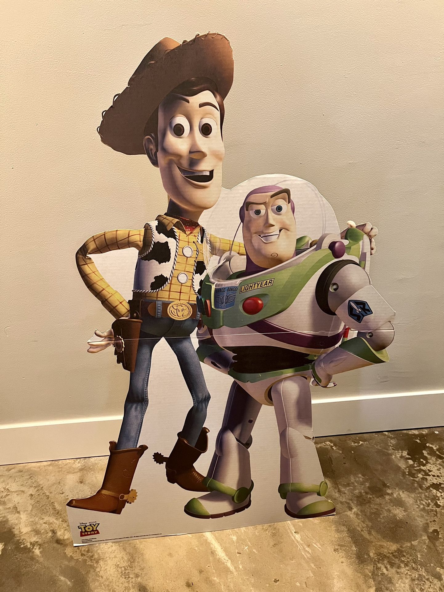 Toy Story / Woody & Buzz Lightyear Cardboard Cut-out