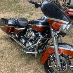 Harley Davidson Street Glide 103 Cu New Rebuilt Engine And Custom Paint Job  Gray Marble 