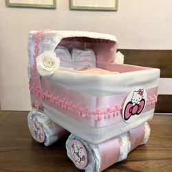 New Hello Kitty Diaper Buggy