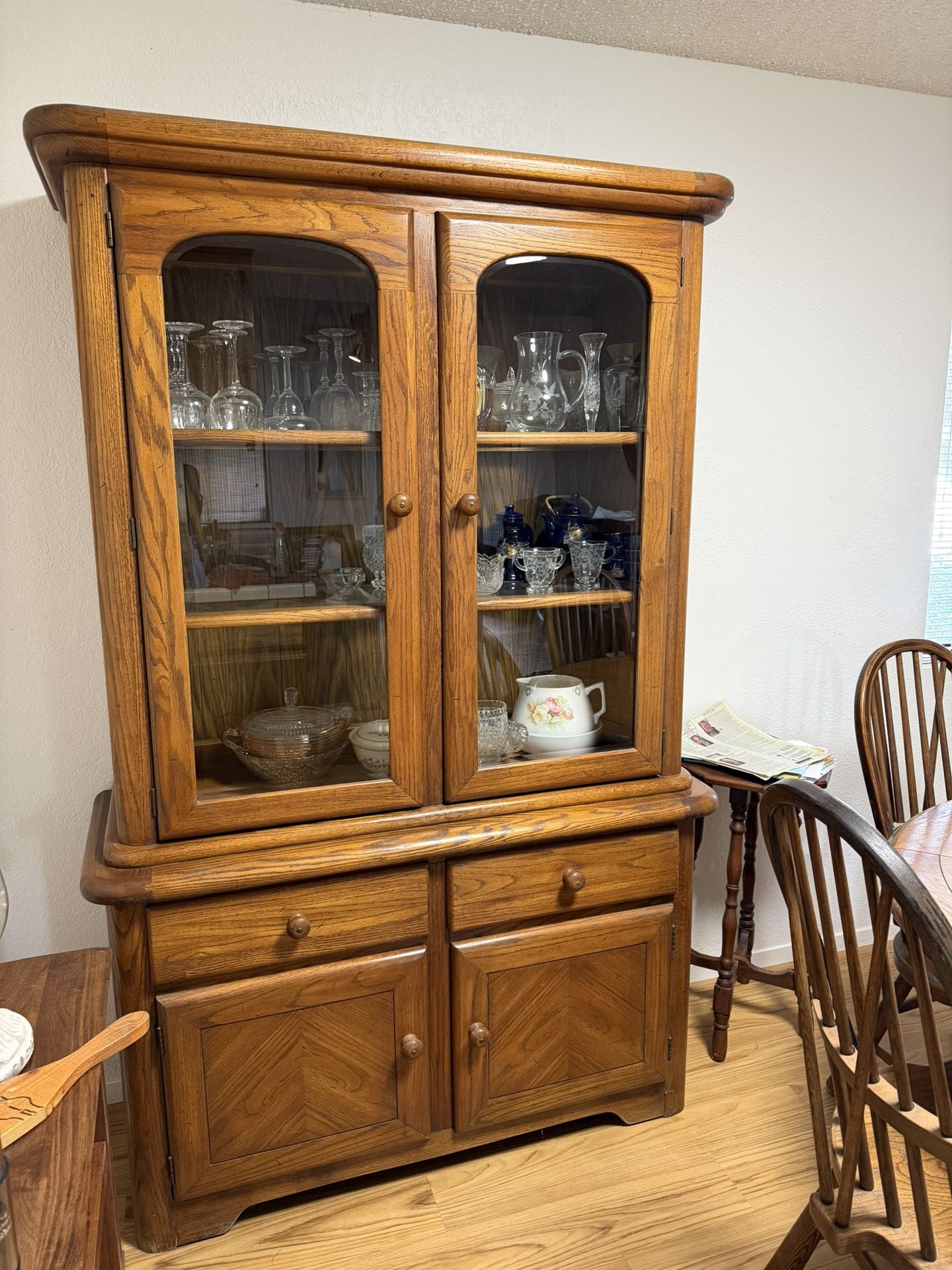 Oak China Cabinet
