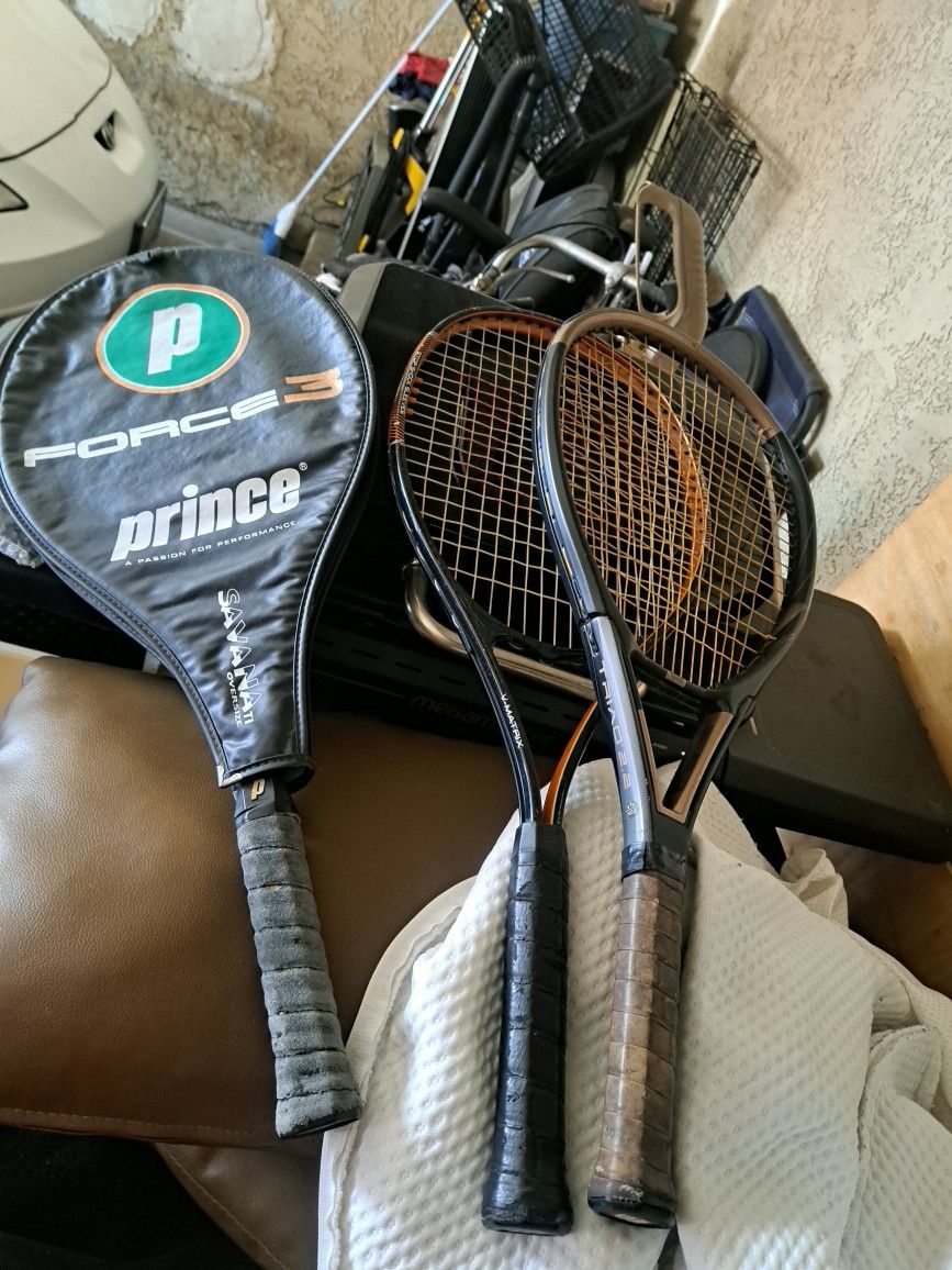 Tennis Rackets ×3
