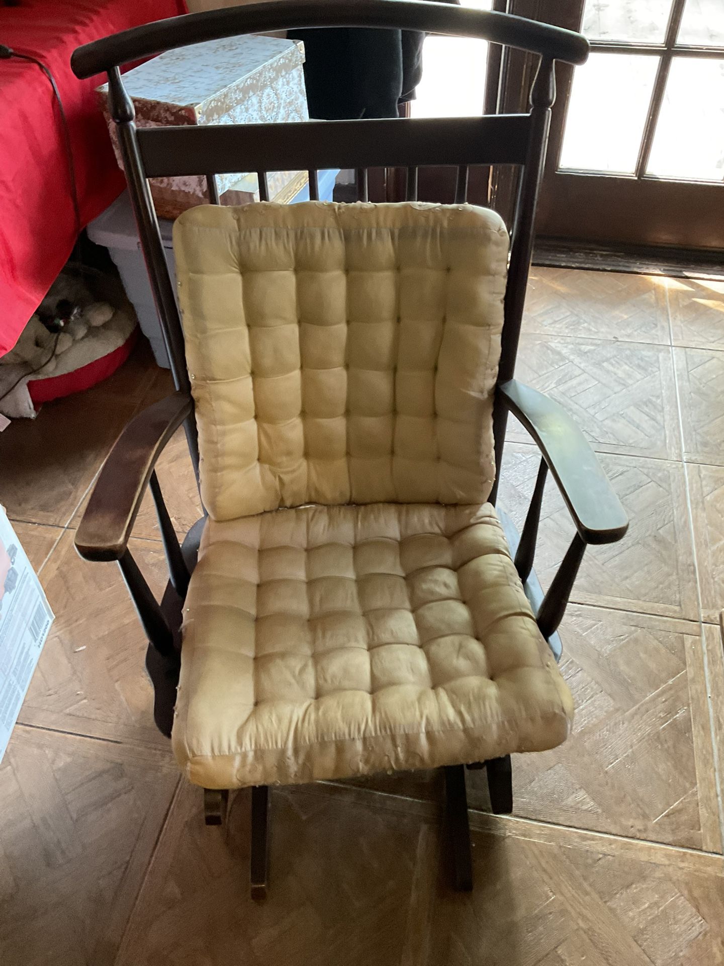 Cherry Wood Antique Rocking Chair Please Check My Other Listings