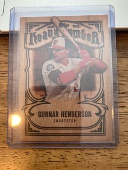 Topps Heavy Lumber Gunnar Henderson Baseball Card