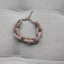 Vintage BaubleBar Jumbo Link Pave Bracelet 