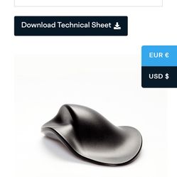 NEW! Handshoe Wireless/Wired Ergonomic Mouse (right hand sz L)
