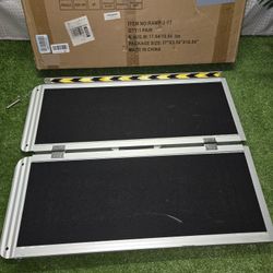 Wheelchair Ramp 3FT, Non-Slip Aluminum Ramps for Wheelchairs for Home, Handicap Wheelchair Ramps for Home Steps