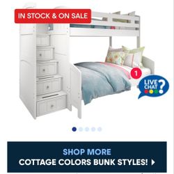 Twin/Full Bunkbed + Dresser/Mirror