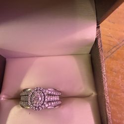 Diamond and white gold