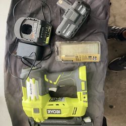 Ryobi battery powered T nailer
