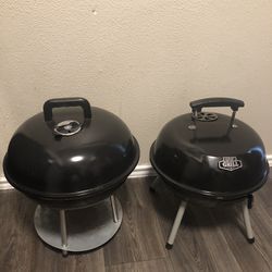 2  Small BBQ Grills 