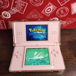 Pink Red  Nintendo DS Lite