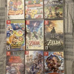 NEW SEALED NINTENDO SWITCH GAMES 
