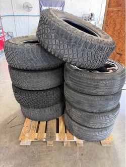 Tires and wheels
