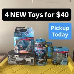 Brand New Toys (Set Of 4)