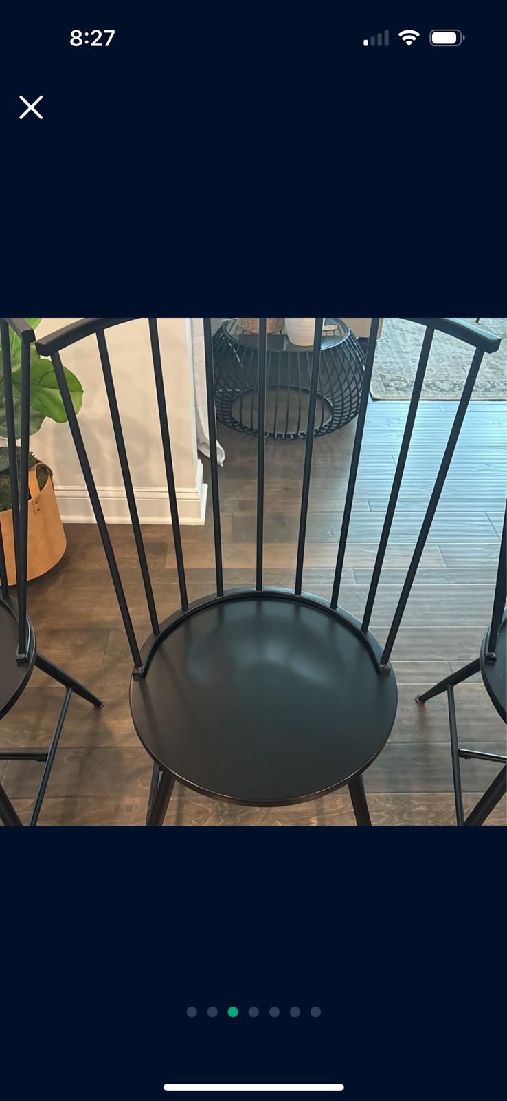 HomeVance Emmet 4-piece High Back Windsor Chair