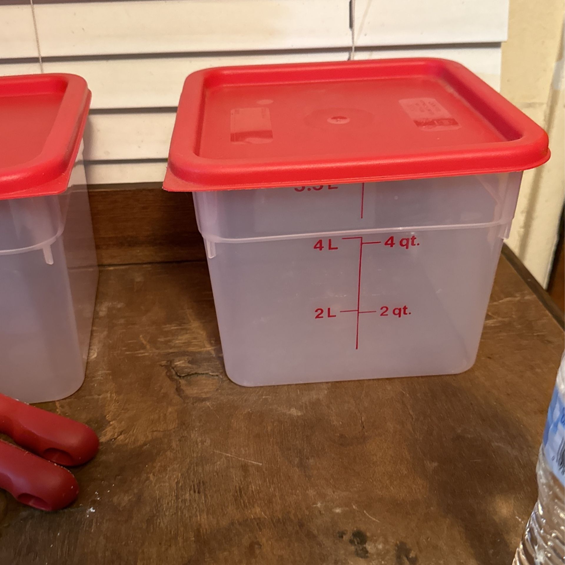 Restaurant Containers With Measures 5.5 L