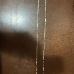 10k gold 3.5 mm figaro chain