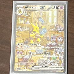 Pokémon 151 Full Art Alakazam Ex