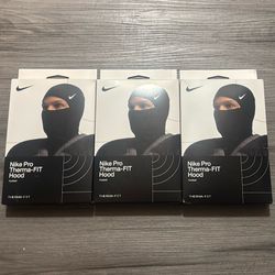 Nike Ski Mask Balaclava Bundle Lot of 3 Cold Weather Face Covers Outdoor Training Gear