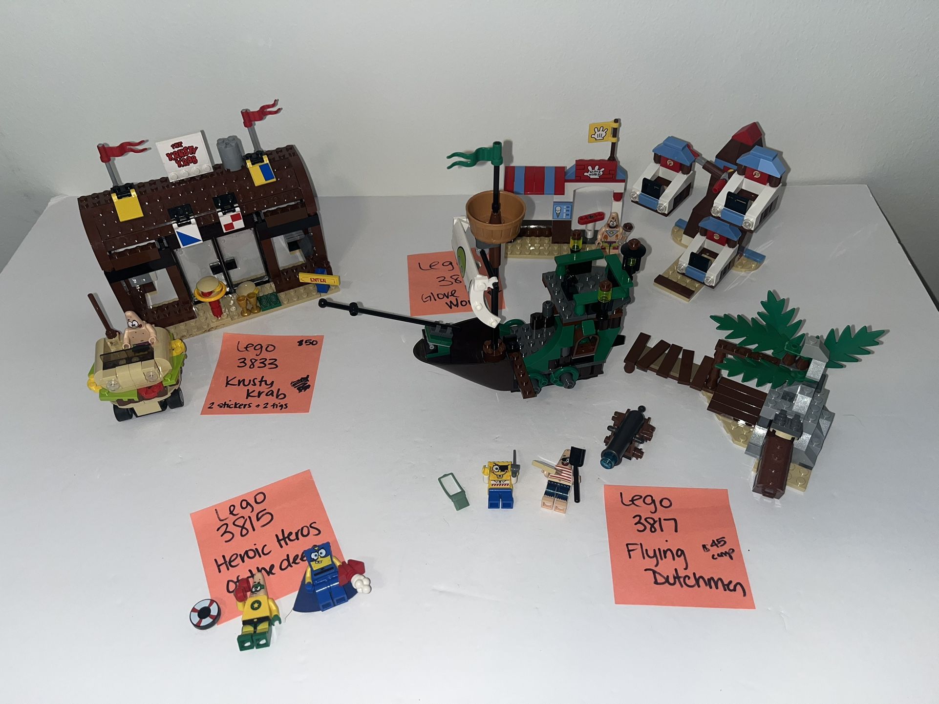 Lot Of SpongeBob Lego Sets