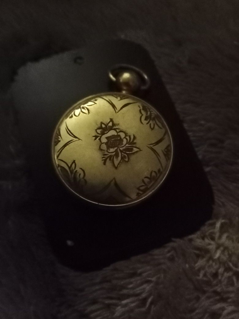 Gold Civil War Mourning Locket 