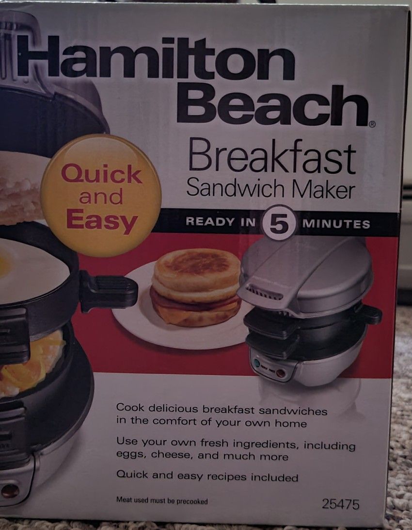 Brand New Breakfast Sandwich Maker
