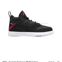 Air Jordan Fadeaway PS 'Black Gym Red (Kids)