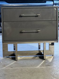 Gray Nightstand- Great conditions- Modern- For only $25