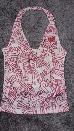 Mexico halter jersey top