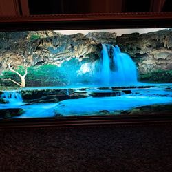 Light Up Waterfall Painting With Sound