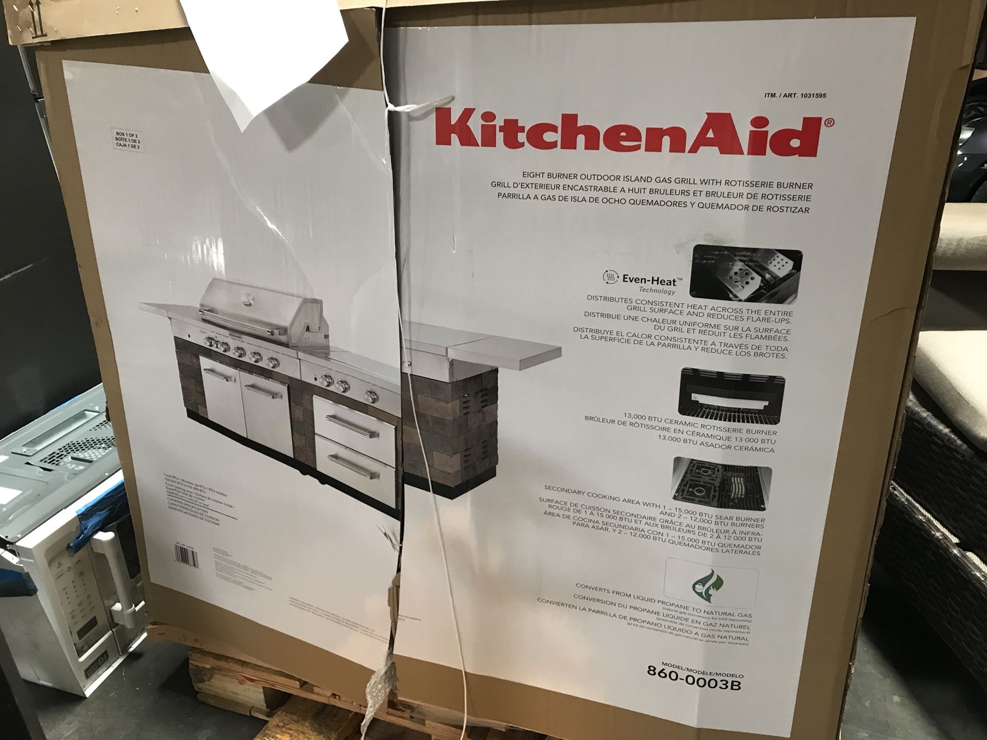 New KitchenAid - 18 29-Lb. Built-In Ice Maker - Stainless Steel for Sale  in Elk Grove Village, IL - OfferUp