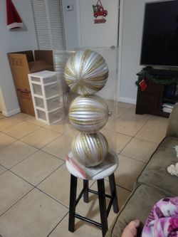 3 Bolas De Navidad Gigantes