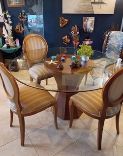 Dining Set Glass Top