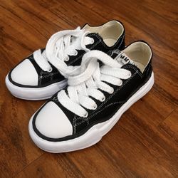 Maison Mihara Yasuhiro OG Sole Canvas Low - Black/White (Size EU 39)