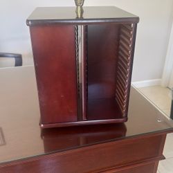 Bombay Wooden DVD/CD Swirling Case Holder 