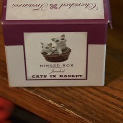 Porcelain Cat Figurine 