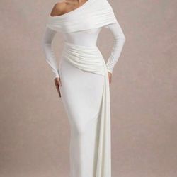 VESTIDO BLANCO M $30