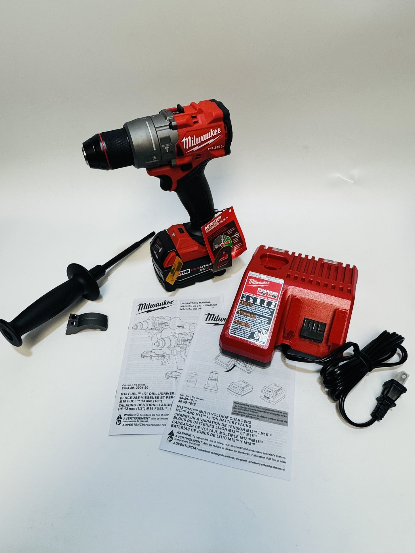 π₯ Milwaukee FUEL M18 Hammer Drill + 5.0Ah Battery + M18 & M12 Charger