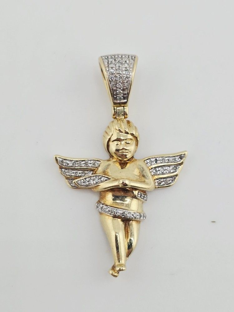 10k gold diamond angel pendant,All Products : American Fashion Style Bags On Sale