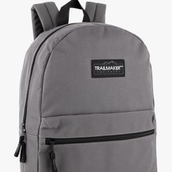 Trail maker Classic 17 inch Backpacks with Adjustable Padded Straps | School Backpacks for Girls, Boys Multiple colors With School Supplies Bundle!